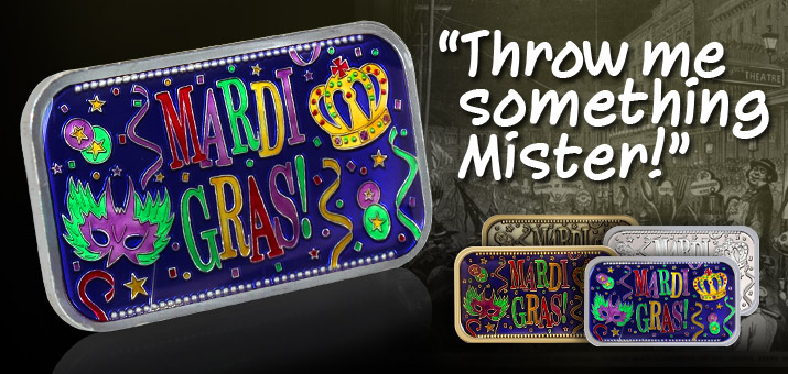 Mardi Gras Silver and Bronze