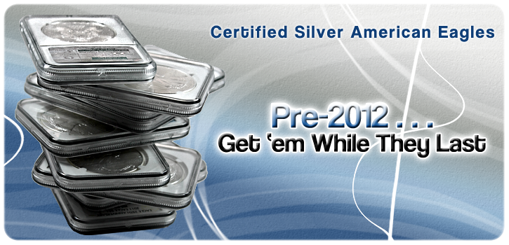 Pre-2012 Silver American Eagles