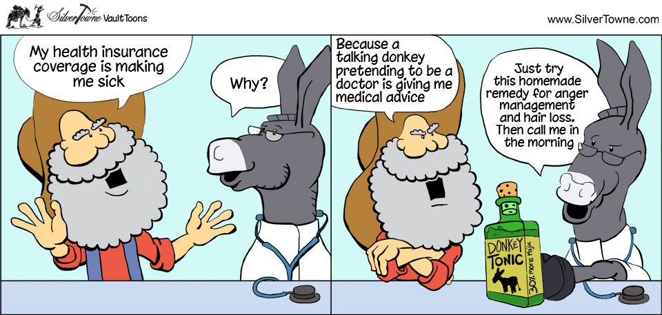 SilverTowne Vault Toons: Doctor Donkey Comic Strip Image