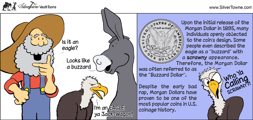 SilverTowne Vault Toons: Buzzard Dollar Comic Strip Image