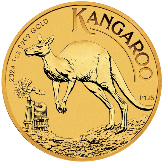 2024 Australia Gold Kangaroo 1oz BU Coin