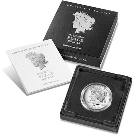 2023 S Peace Silver Dollar Proof in OGP