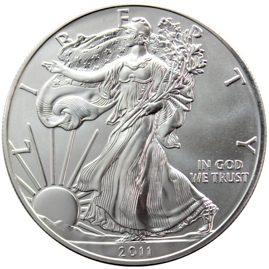 2011 Silver American Eagle BU