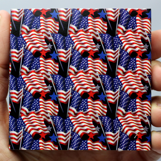 American Flag Patterned Gift Sleeve Option