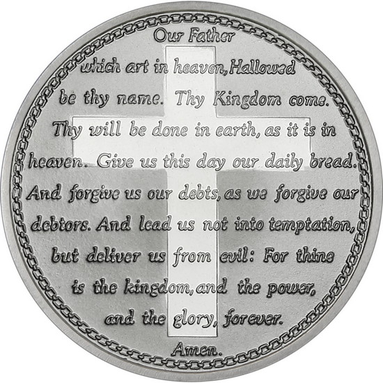 Lord's Prayer 1oz .999 Silver Medallion in Gift Box