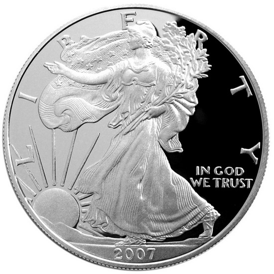2007 W Silver American Eagle PF