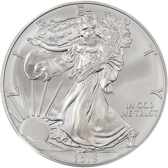 2015 Silver American Eagle BU