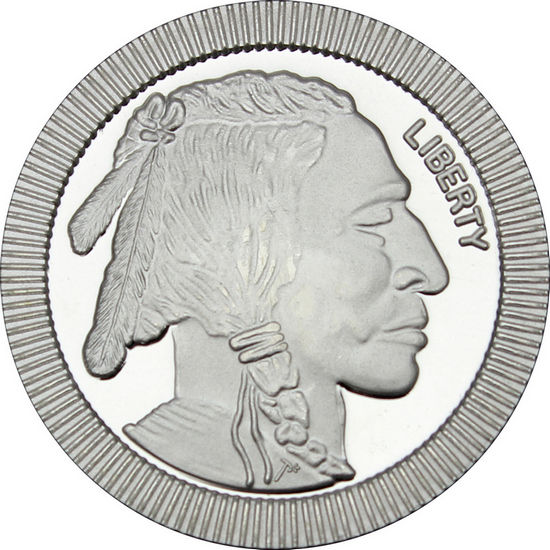 Buffalo Replica Stackables 1oz .999 Silver Medallion