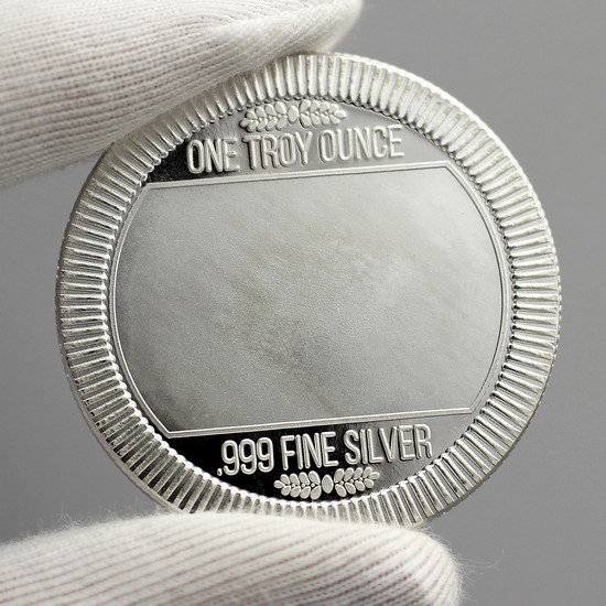 Four Leaf Clover Stackables 1oz .999 Silver Medallion Enameled in Gift Box