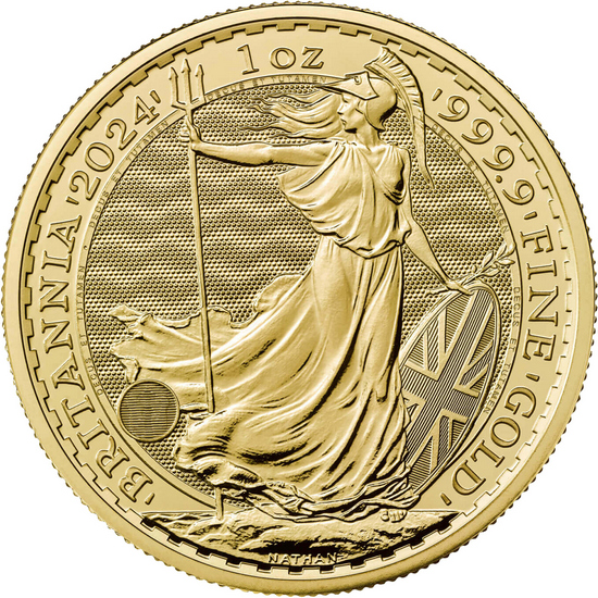 2024 Great Britain Gold Britannia 1oz BU Coin