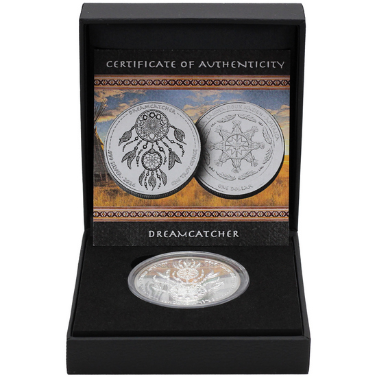 2024 Silver Native American Series: "Dreamcatcher II" 1oz Proof Coin
