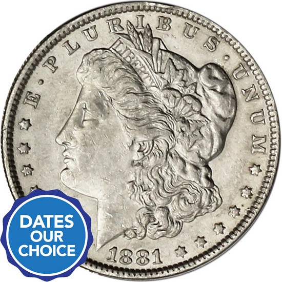 Pre-1921 Silver Morgan Dollars Date Our Choice XF-AU Single