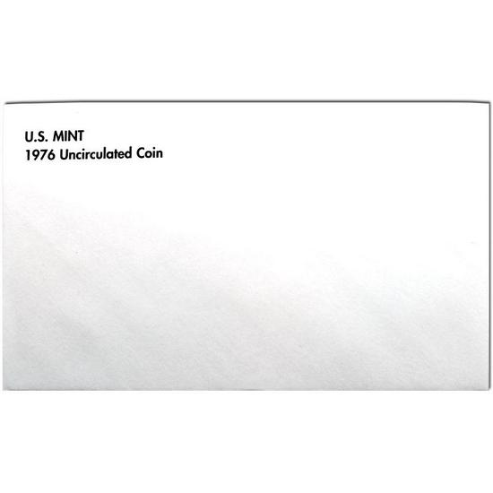 1976 OGP Envelope for United States Mint Uncirculated Coin Set