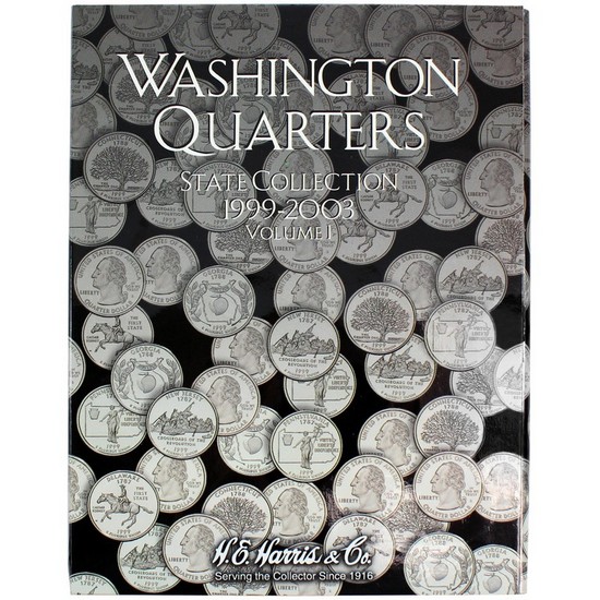 Harris Washington Quarters State Collection 1999-2003 Volume 1 Folder