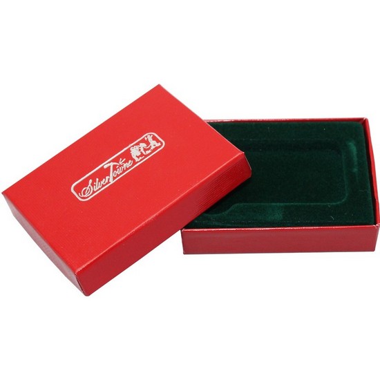 SilverTowne Stamped Red Laminated Cardboard Box for 1oz Bar