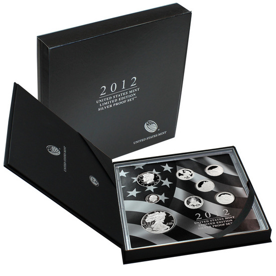 2012 United States Mint Limited Edition 8pc Silver Proof Set
