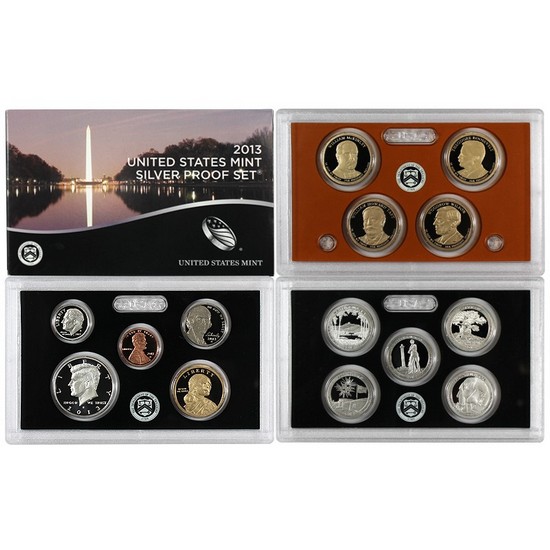 2013 S 14pc Silver Proof Set