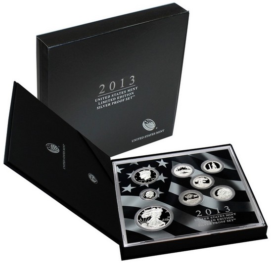 2013 United States Mint Limited Edition 8pc Silver Proof Set