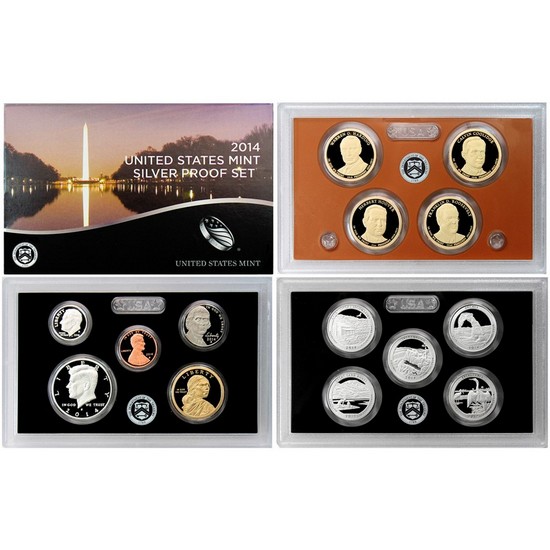 2014 S 14pc Silver Proof Set