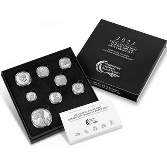 2023 S United States Mint Limited Edition 8pc Silver Proof Set