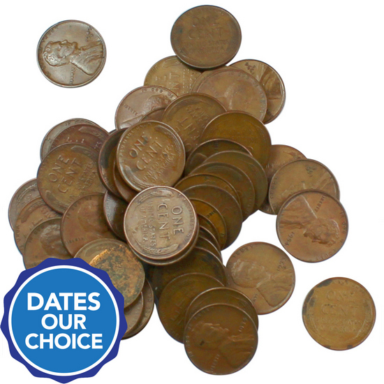 Wheat Penny S Mint 50pc Grab Bag Dates Our Choice