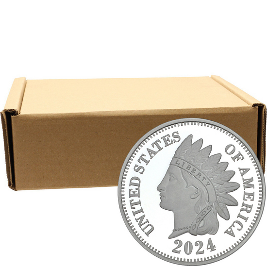 2024 Indian Head Cent Replica 1oz .999 Silver Medallion 500pc