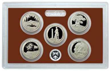 2013 America the Beautiful Proof Quarters