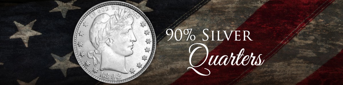 Silver Barber Quarter 90% Silver Coins Silver Barber Quarter 90% Silver Coins