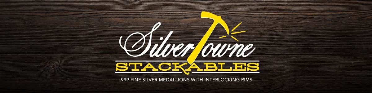 SilverTowne Minted Silver Stackables Silver Rounds SilverTowne Minted Silver Stackables Silver Rounds