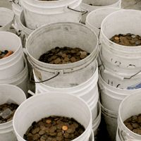 coin buckets