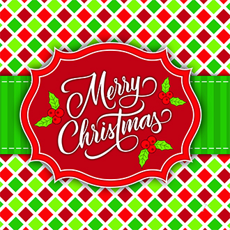 Merry Christmas Diamond Pattern Gift Box Sleeve