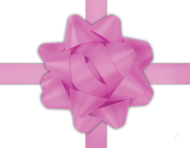 Light Pink Ribbon Gift Box Sleeve for 2 Piece Sets