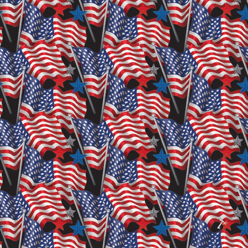 American Flag Pattern Gift Box Sleeve