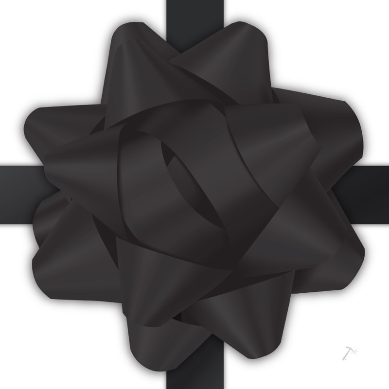 Black Ribbon Gift Box Sleeve