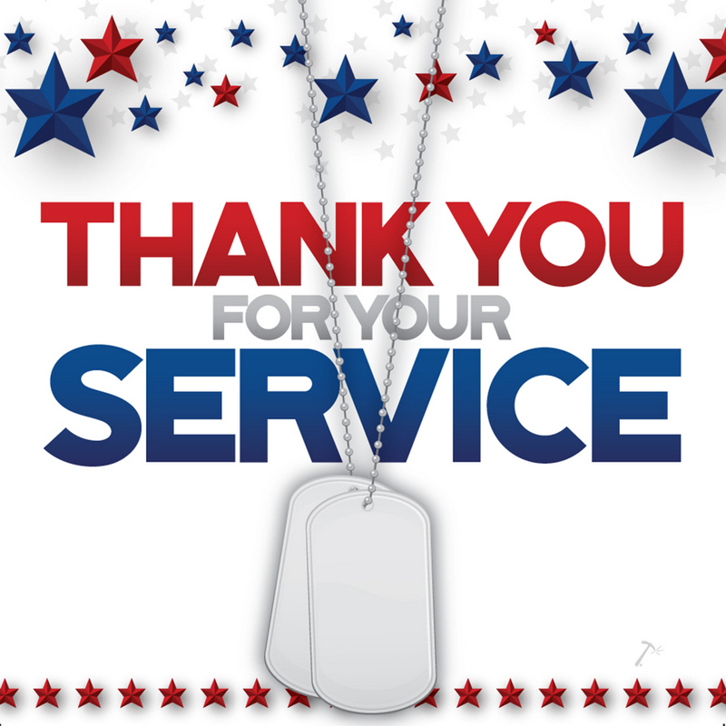 Thank You for Your Military Service, Gift Box Sleeve