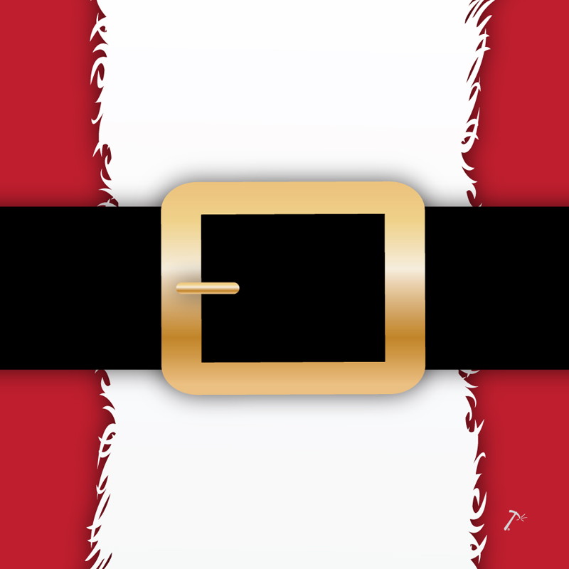 Santa Belly Gift Box Sleeve