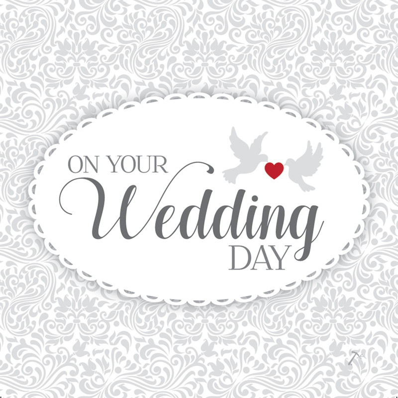 On Our Wedding Day Gift Box Sleeve