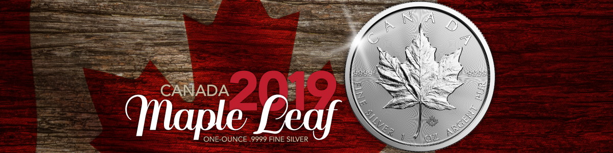 Canadian Silver Maple Leafs Bullion Coins Canadian Silver Maple Leafs Bullion Coins