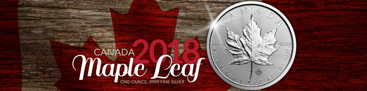 Canadian Silver Maple Leafs Bullion Coins Canadian Silver Maple Leafs Bullion Coins