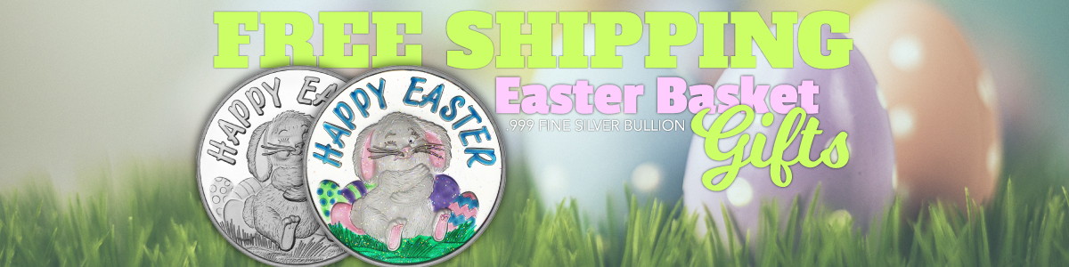 Easter Themed Pure Silver Bullion Easter Themed Pure Silver Bullion