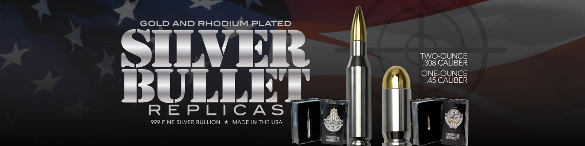 SilverTowne Minted 9999 Silver Bullet Replicas SilverTowne Minted 999 Silver Bullet Replicas