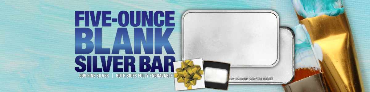 Blank Silver Rounds and Bars - Perfect for Full Customization Blank Silver Rounds and Bars - Perfect for Full Customization