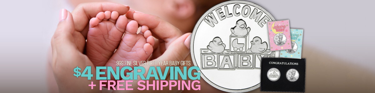 2018 Welcome New Baby Silver Bullion Gifts 2018 Welcome New Baby Silver Bullion Gifts