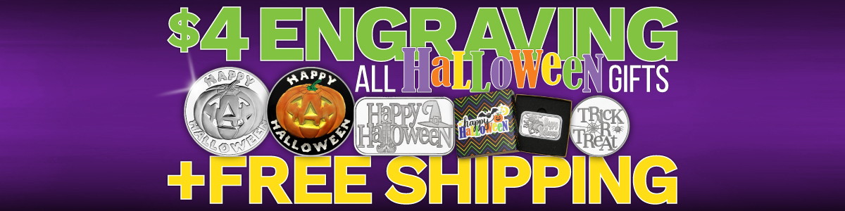 Halloween Silver Rounds and Bars Halloween Silver Rounds and Bars