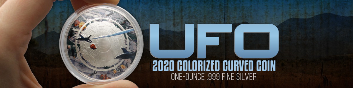 2020 UFO Curved Silver Coins 2020 UFO Curved Silver Coins
