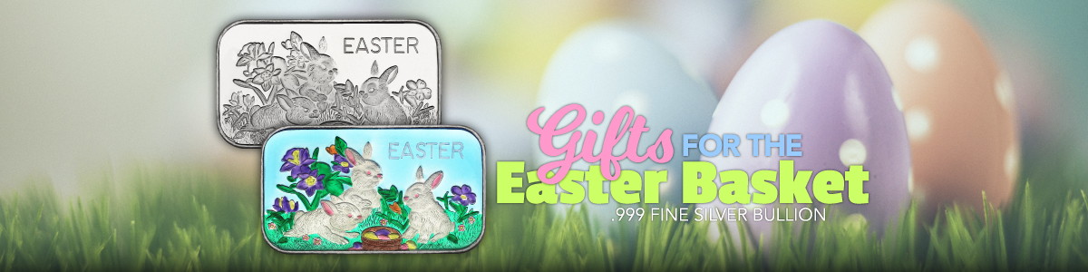 Easter Themed Pure Silver Bullion Easter Themed Pure Silver Bullion