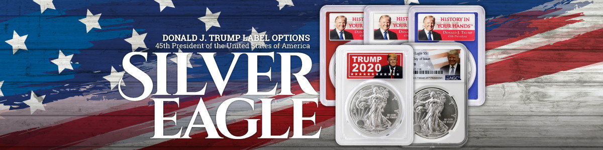 Trump Label Certified US Mint Coins Trump Label Certified US Mint Coins