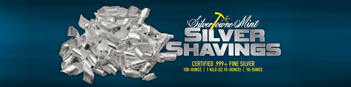 .999 Silver Shavings SilverTowne Mint Certified