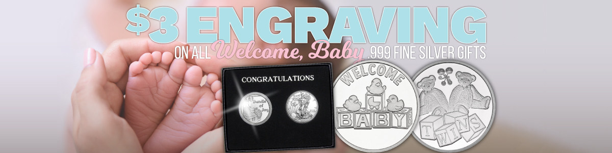 2020 Welcome New Baby Silver Bullion Gifts 2020 Welcome New Baby Silver Bullion Gifts