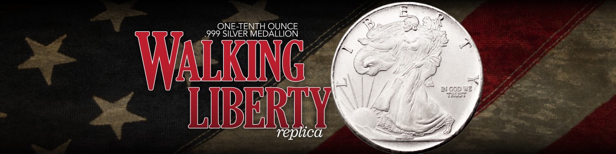 Tenth Ounce Walking Liberty Silver Rounds Tenth Ounce Walking Liberty Silver Rounds